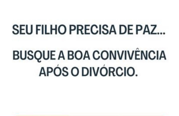 Seu filho precisa de paz