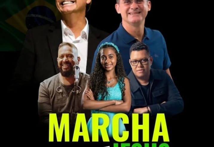 Izabelle Ribeiro é uma das atrações da Marcha pra Jesus em Manaus, que contará com a presença do Presidente Bolsonaro