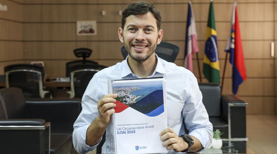 Prefeito Arnaldinho envia PL de orçamento histórico de quase R$ 2 bi para a Câmara Municipal de Vila Velha