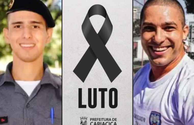 O Prefeito de Cariacica, Euclério Sampaio, decretou luto oficial de três dias pela morte dos soldados da PM-ES Bruno Mayer Ferrani e Paulo Eduardo Oliveira Celini
