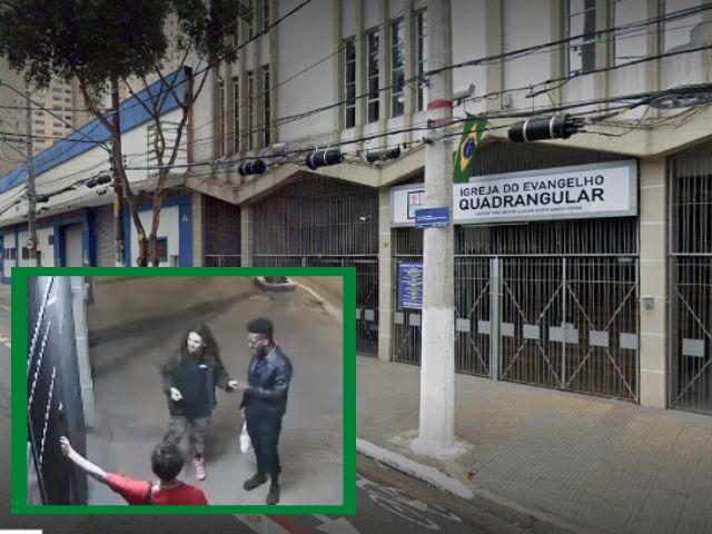 Primeira Igreja Quadrangular de São Paulo é invadida por vândalos esquerdistas
