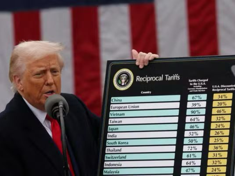 Trump anuncia tarifa de 10% para produtos importados do Brasil