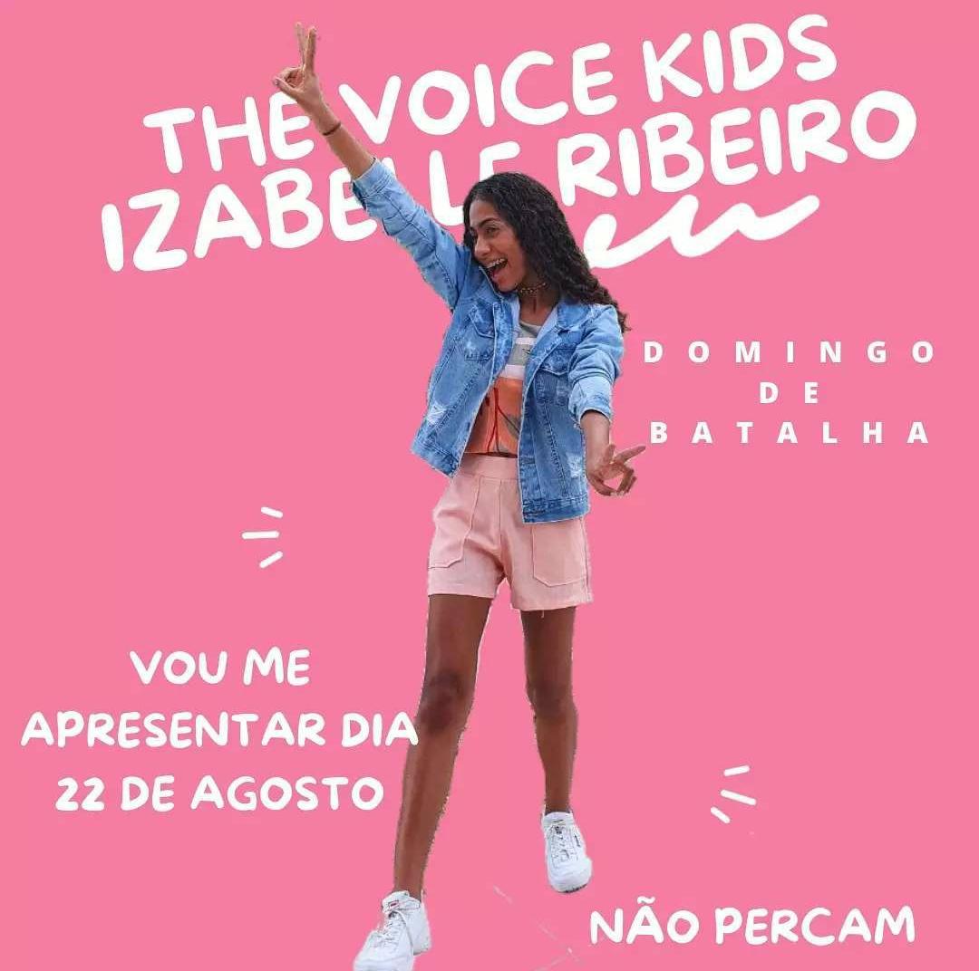 The Voice KIDs 2021 – 2ª apresentação de Izabelle Ribeiro, domingo 22 de agosto