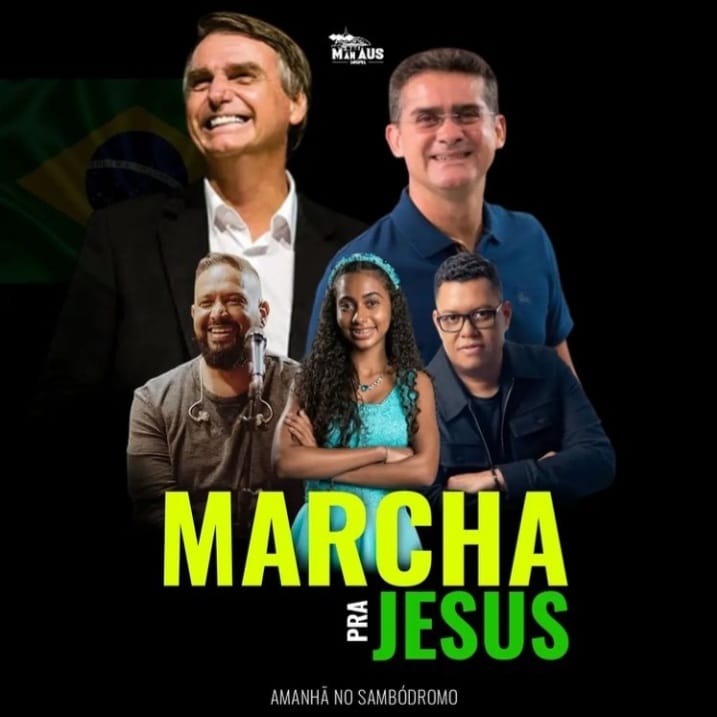 Izabelle Ribeiro é uma das atrações da Marcha pra Jesus em Manaus, que contará com a presença do Presidente Bolsonaro