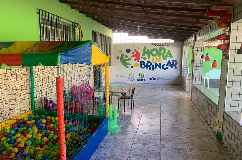 Hora de brincar: Projeto atende 240 crianças na Serra